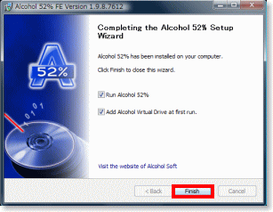 セットアップの完了