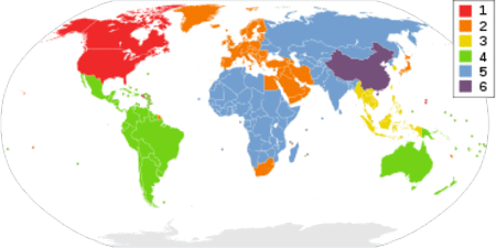 国別リージョンコード
